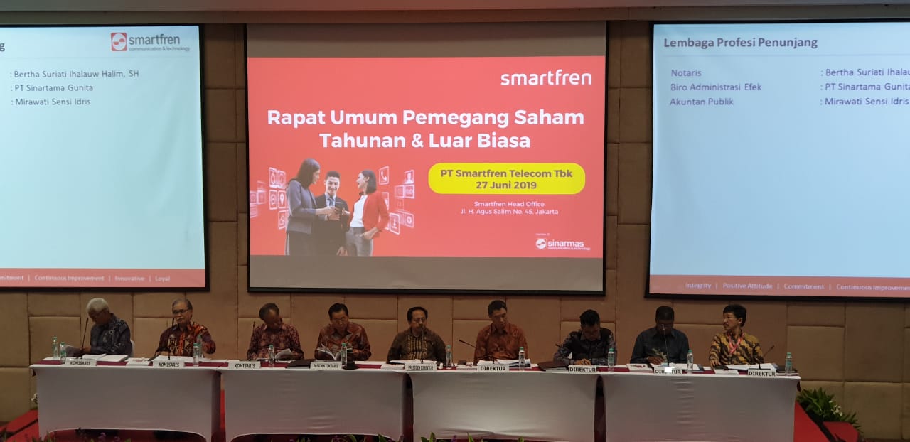 PT Smartfren Telecom Tbk Umumkan Hasil RRUPS Tahunan dan Luar Biasa