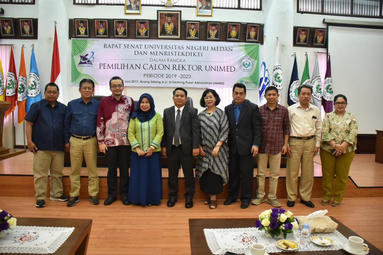 Dr Syamsul Gultom SKM Mkes Terpilih Rektor Unimed Periode 2019-2023
