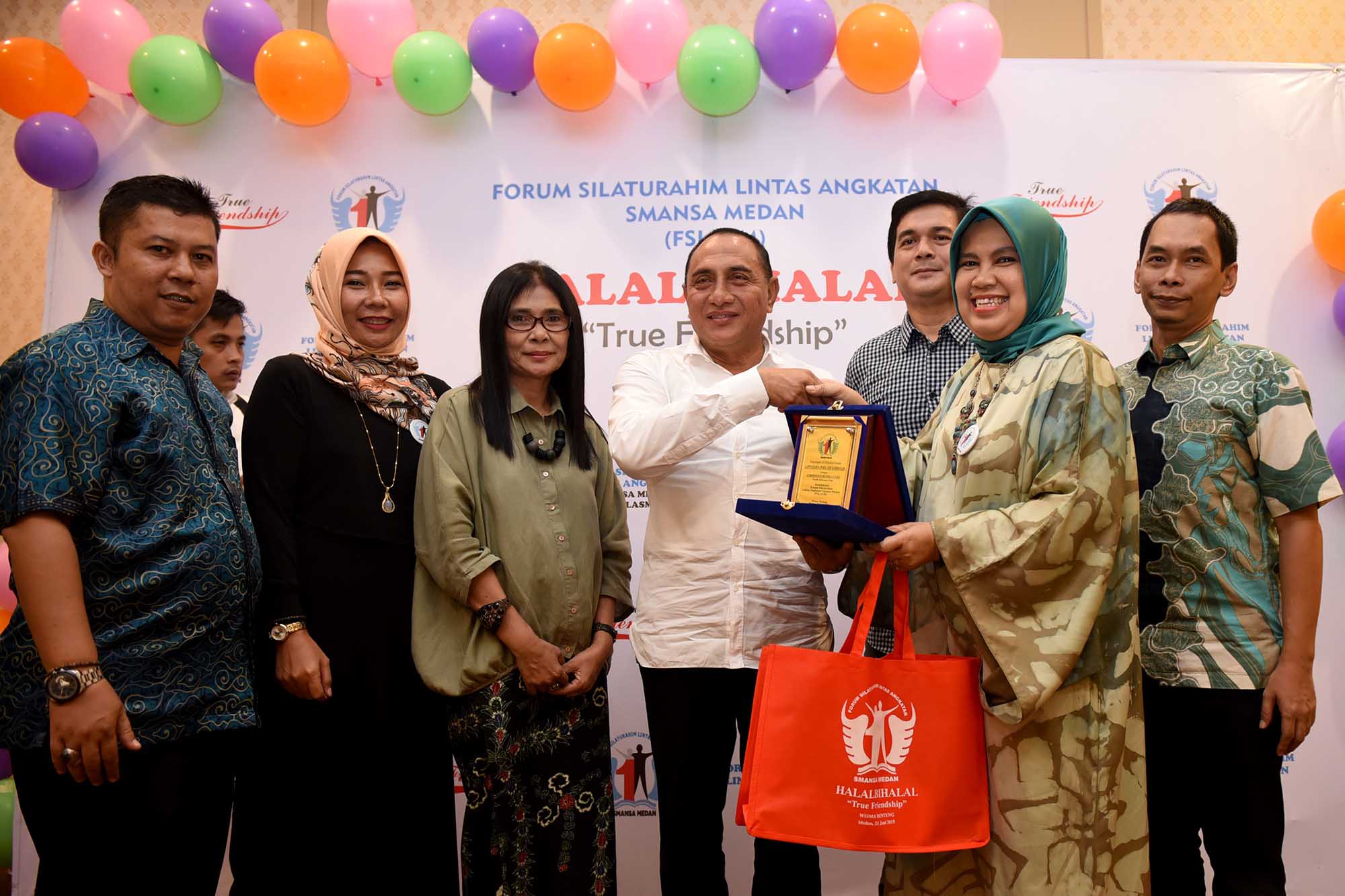 Gubsu  Edy Ajak Alumni Smansa Berkontribusi Dalam Pembangunan Sumut