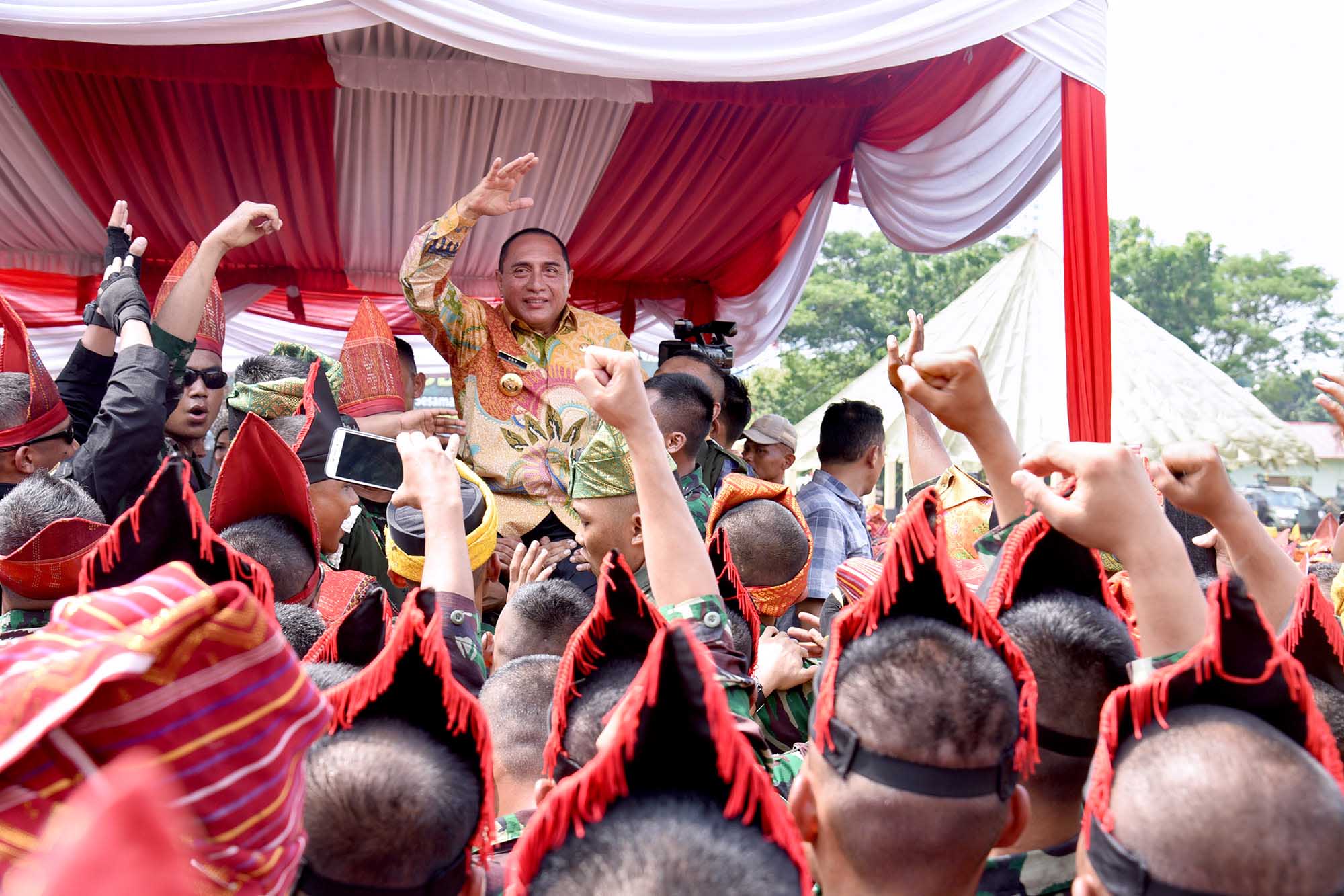 Hadiri Perayaan HUT ke-69 Kodam I/BB,  Tiga tahun Jadi Warga Sipil, Saya Rindu Dengan Kalian