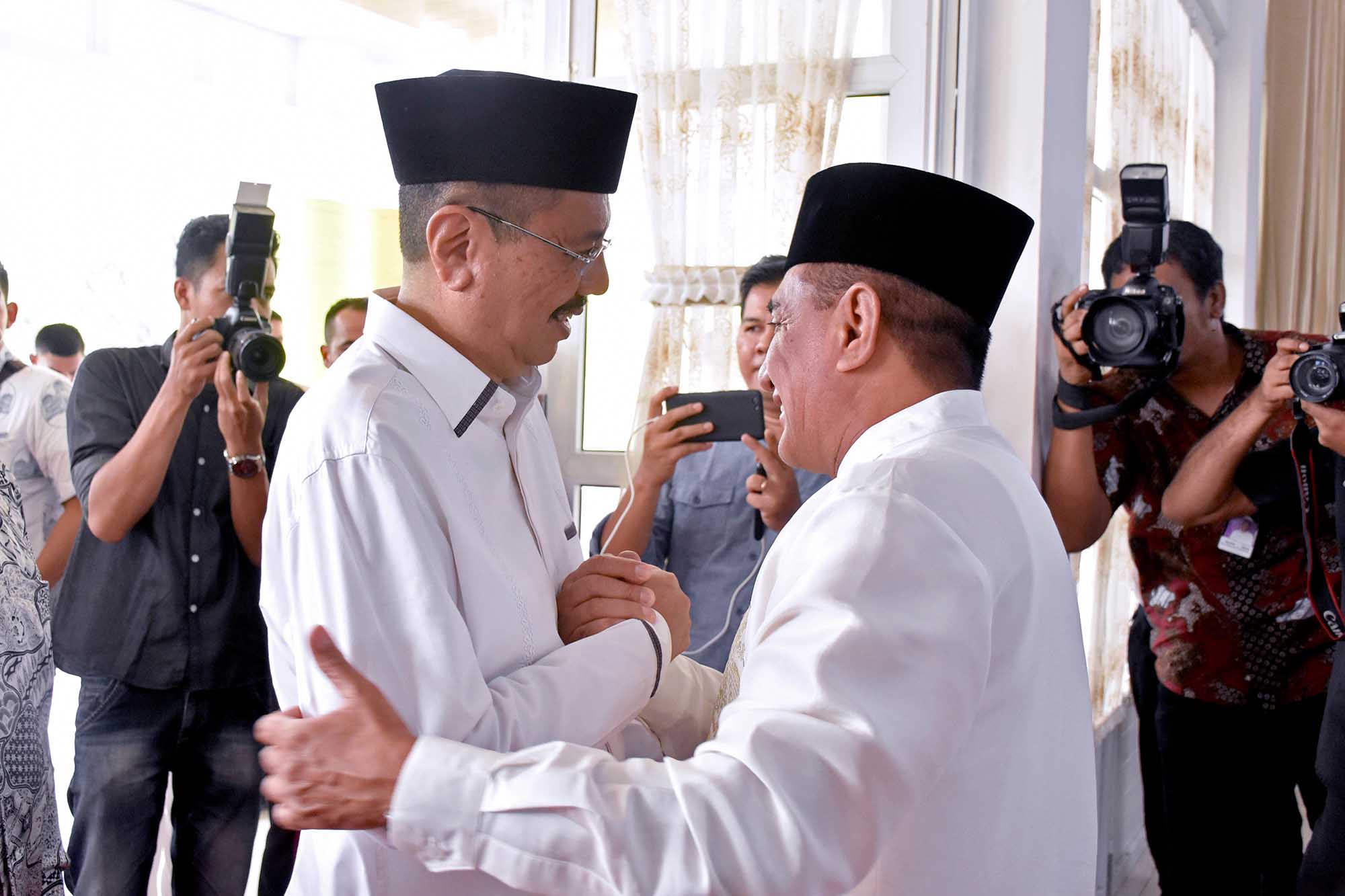 Jajaran Forkopimda dan Konsul Negara Sahabat Ramai Kunjungi Rumah Dinas Gubernur Sumut