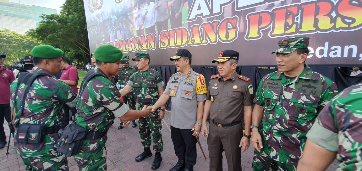 Polda Sumut Gelar Apel Konsolidasi Ops Ketupat Toba 2019 dan Persiapan Pengamanan Sidang PHPU 2019