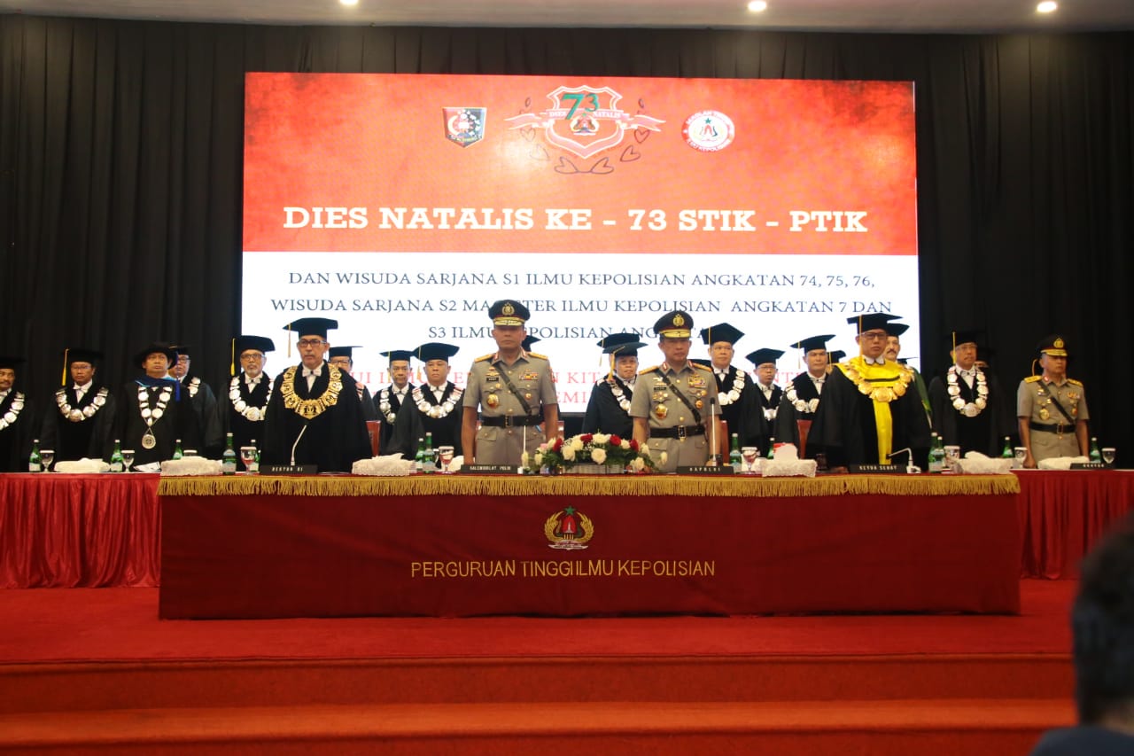 Kapolri Hadiri Acara Dies Natalis ke-73 Tahun 2019, Jendral Pol Tito Karnavian : Wisudawan Harus Menjadi Strong Leader