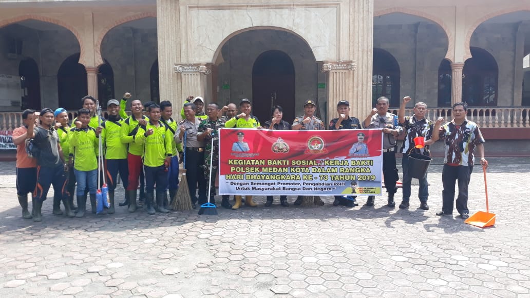 Polsek Medan Kota Anjangsana Ke Masjid Muslimin Teladan Barat