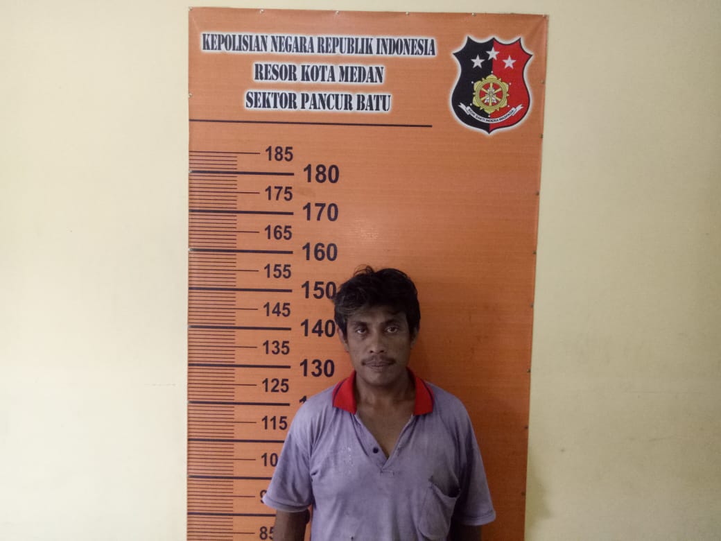Tega Aniaya Istri, Polsek Pancur Batu Amankam Suami KDRT