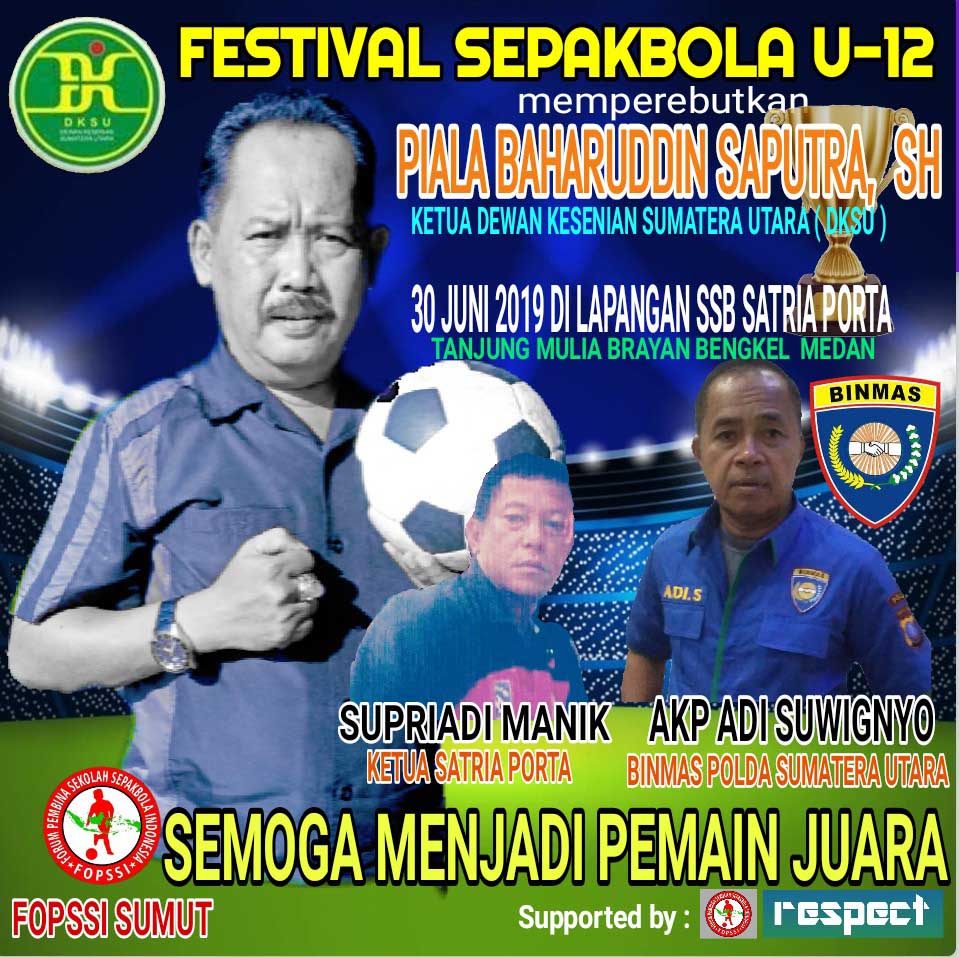 DKSU GELAR FESTIVAL SEPAKBOLA U-12 MERIAHKAN HARI BHAYANGKARA KE 73 DI TANJUNG MULIA MEDAN