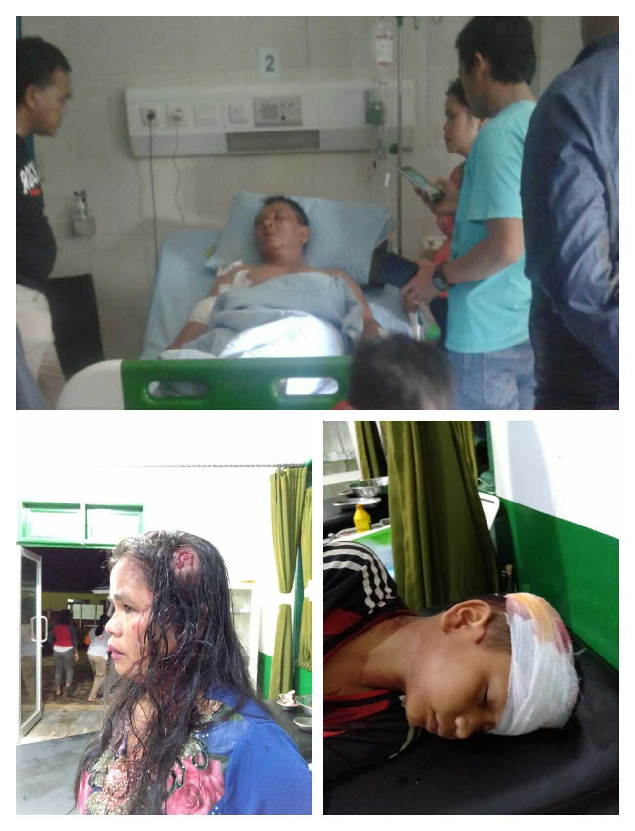 Oknum Purnawirawan Polisi dan Keluarga Dibacok 5 OTK Pria Bertopeng