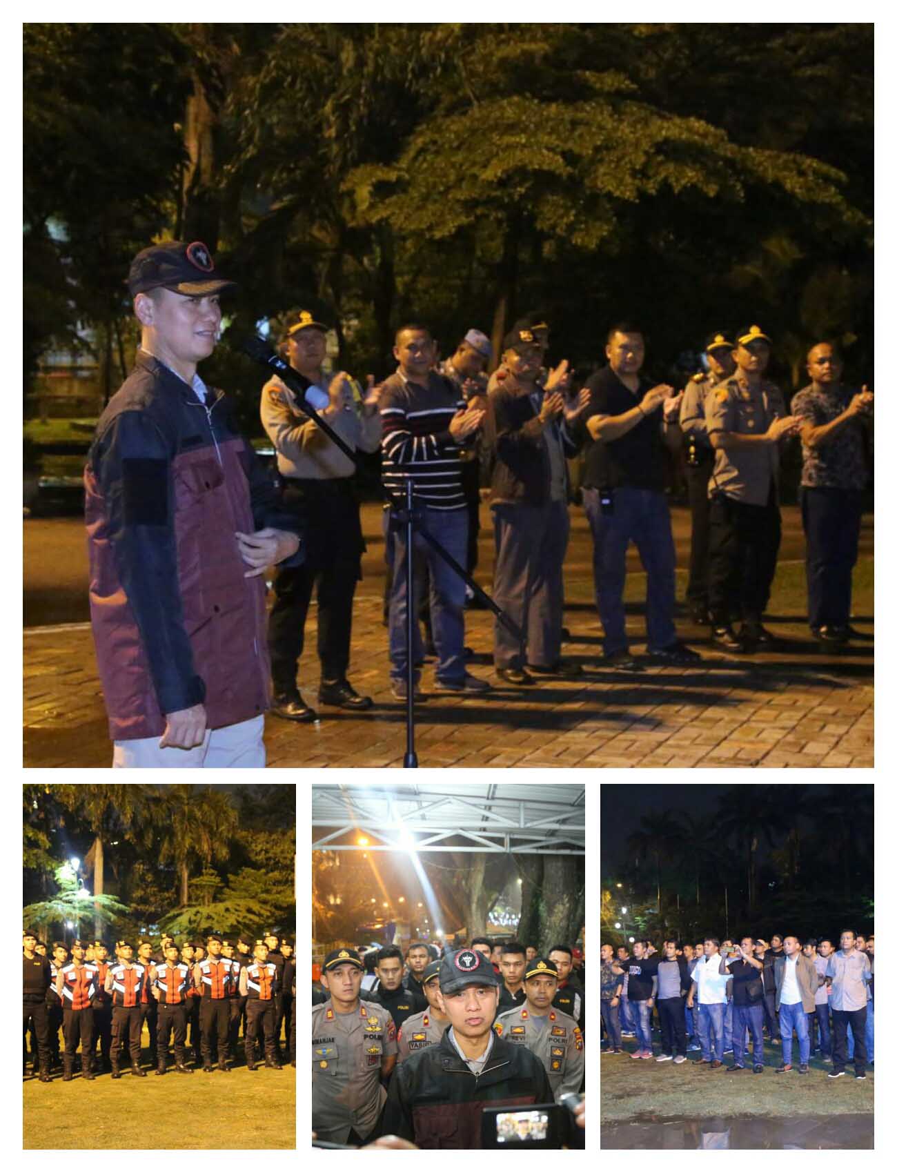 Kapolrestabes Medan Pimpin Apel Patroli Skala Besar Antisipasi Gangguan Kamtibmas