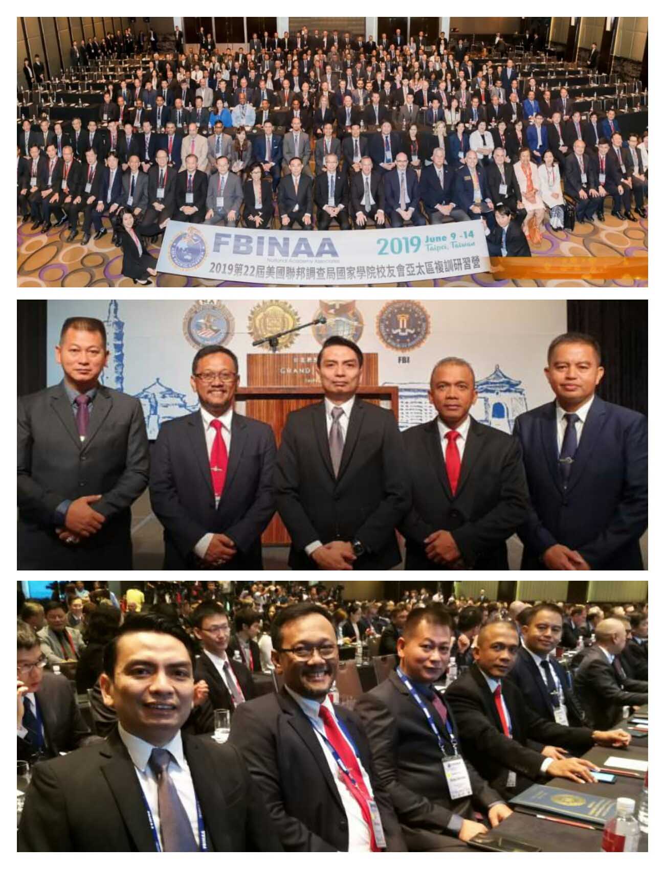 Polri Kirim 4 Personel dan Satu Penyidik KPK Menghadiri Acara The 22nd FBINAA Asia Pacific Chapter Retraining Confrence di Taipei Taiwan