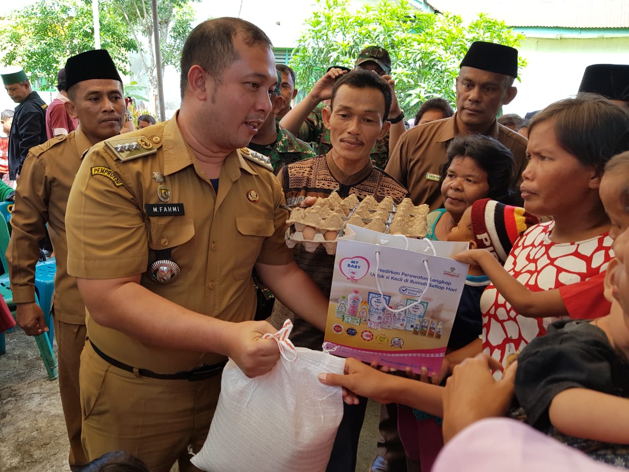 Muspika Tanjung Beringin Bersama Kemenag Gelar Baksos