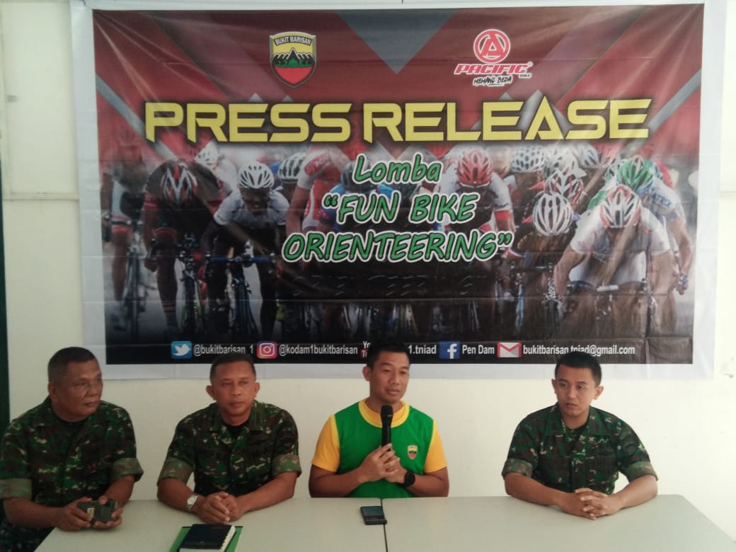 Fun Bike Orinteering Isi Rangkaian HUT Ke-69 Kodam I/BB