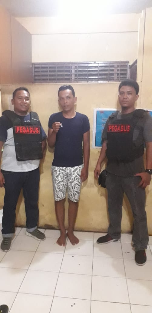 Terciduk Miliki Shabu, Khairul Diciduk Pegasus Patumbak