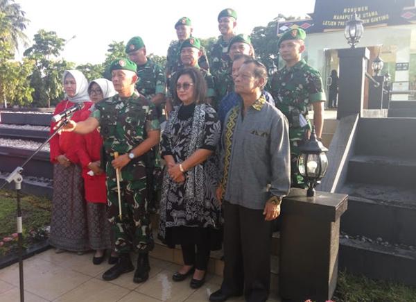 Pangdam I/BB Resmikan Monumen Jamin Ginting dan A.E Kawilarang Fitnes Centre