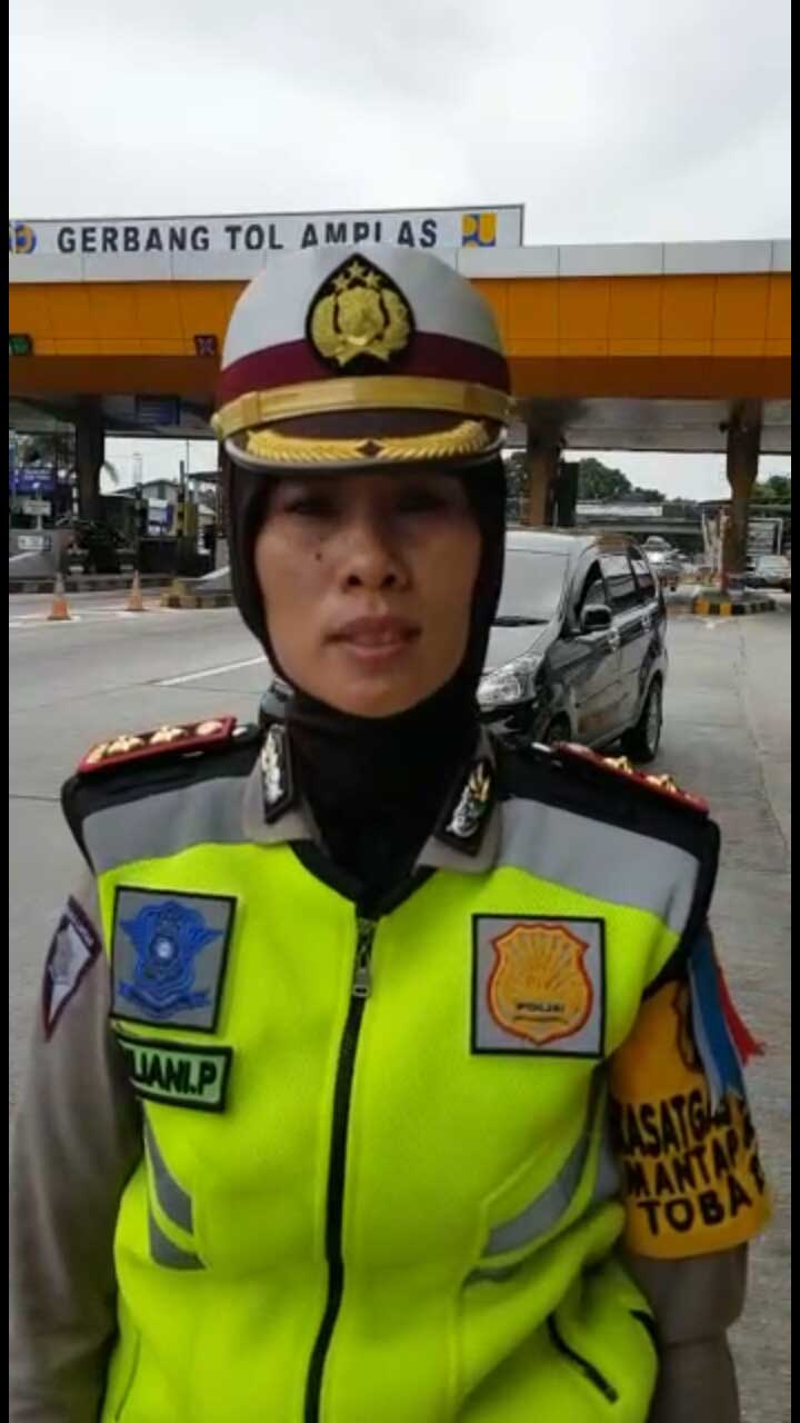 Sambut HUT Bhayangkara ke 73, Polantas Himbau Pengendara Patuhi Rambu Lalulintas