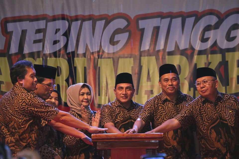 Gubernur Buka Tebingtinggi Agri Market ke-6,  Seluruh Kabupaten/Kota Diajak Kembangkan Potensi Agraris