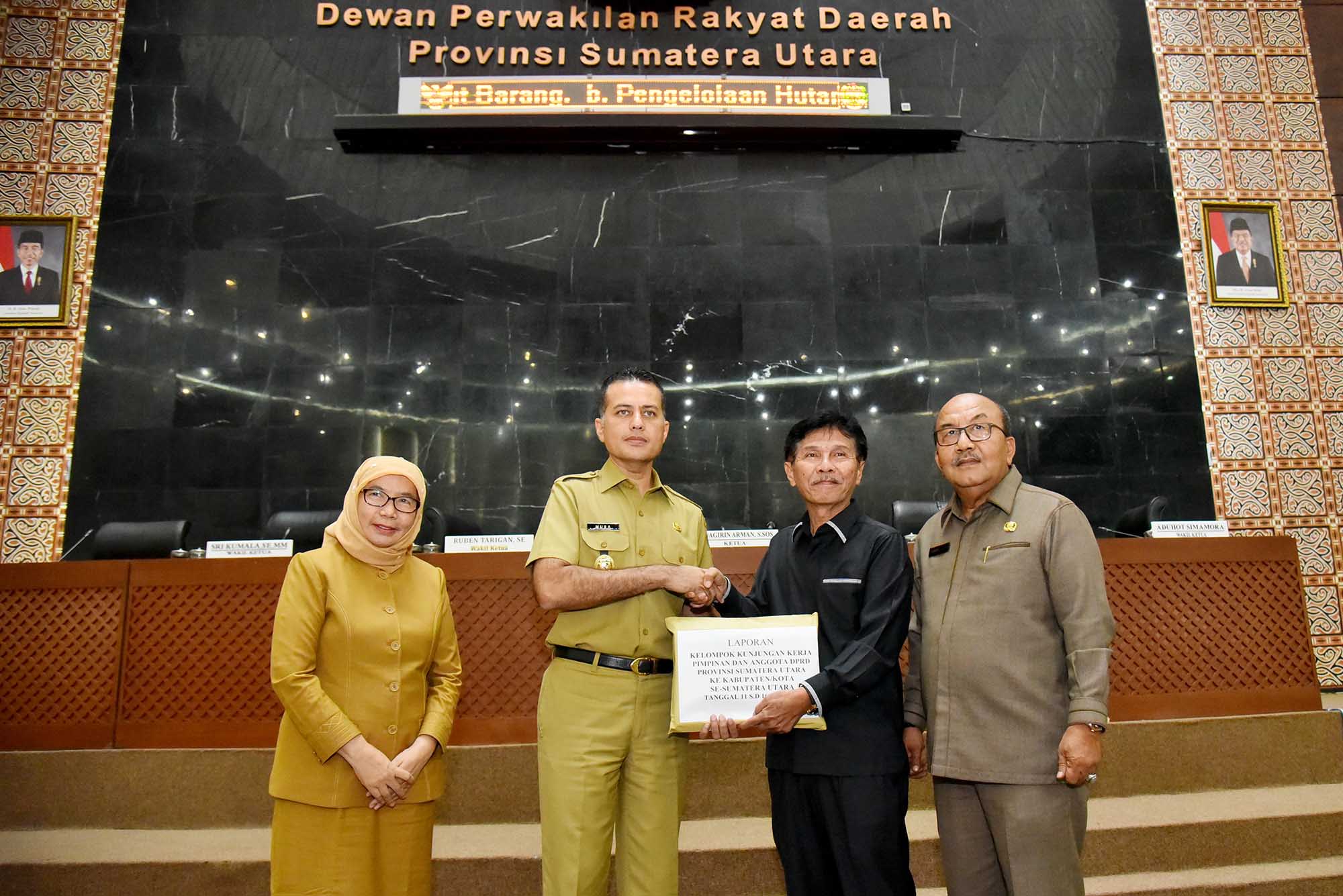 Terima Laporan Kunker Anggota DPRD Sumut,  Wagub:  Akan Segera Kita Tindaklanjuti