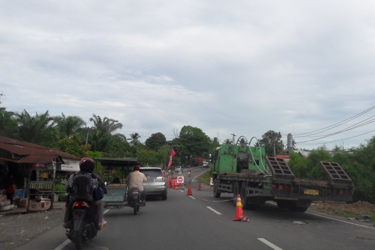 Jalinsum Langkat-Brandan Barat Amblas