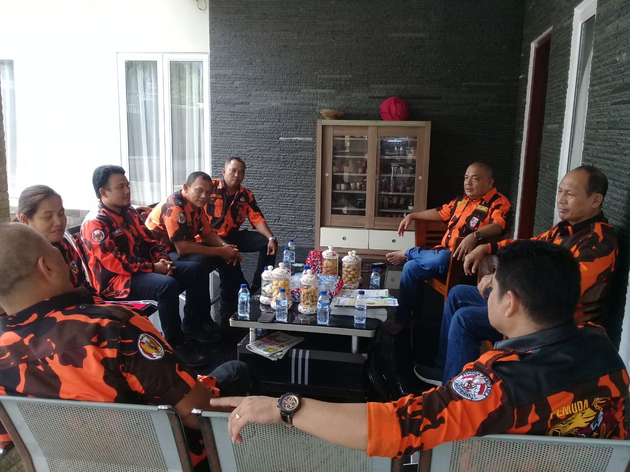 Bahas Mandat Tugas,Pengurus MPW PP Sumut Mengujungi Ketua MPC PP Langkat