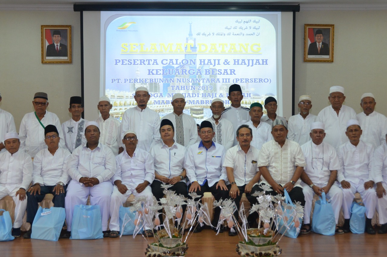 Doâ€™a Selamat Untuk 102 Calon Jamaah Haji Keluarga Besar PTPN III