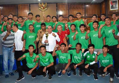 Silaturahmi Pengurus dan Suporter PSMS Medan, Gubsu Targetkan Tahun 2023 Sumut Miliki Stadion Internasional