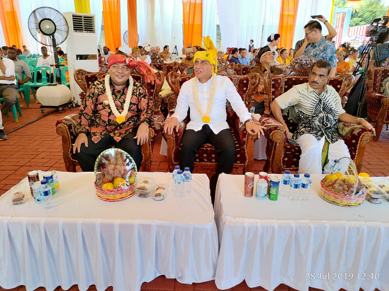 Gubsu dan Bupati Langkat Hadiri Perayaan Adhi Thiruvila Maha Puja