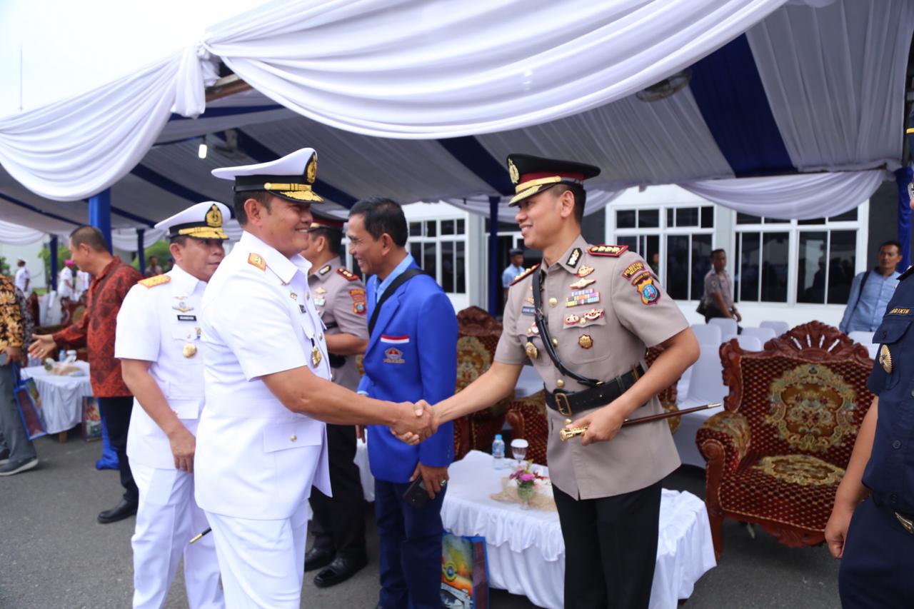 KBP Dadang Hartanto Hadiri Sertijab Dan Lantamal I Belawan
