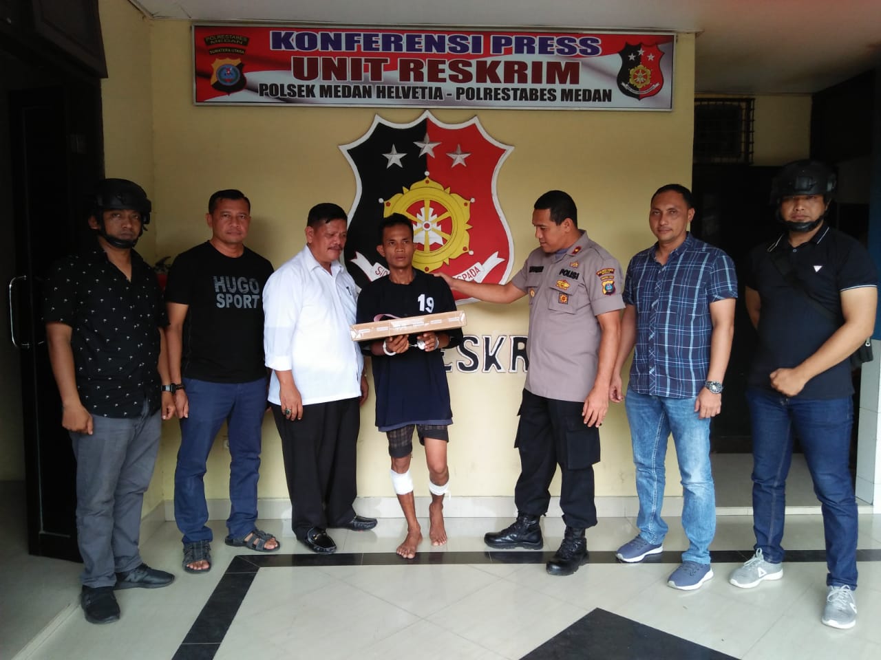 Jeriko, Pelaku Pencurian di Kantor Notaris Gaperta Ditembak Pegasus Helvetia