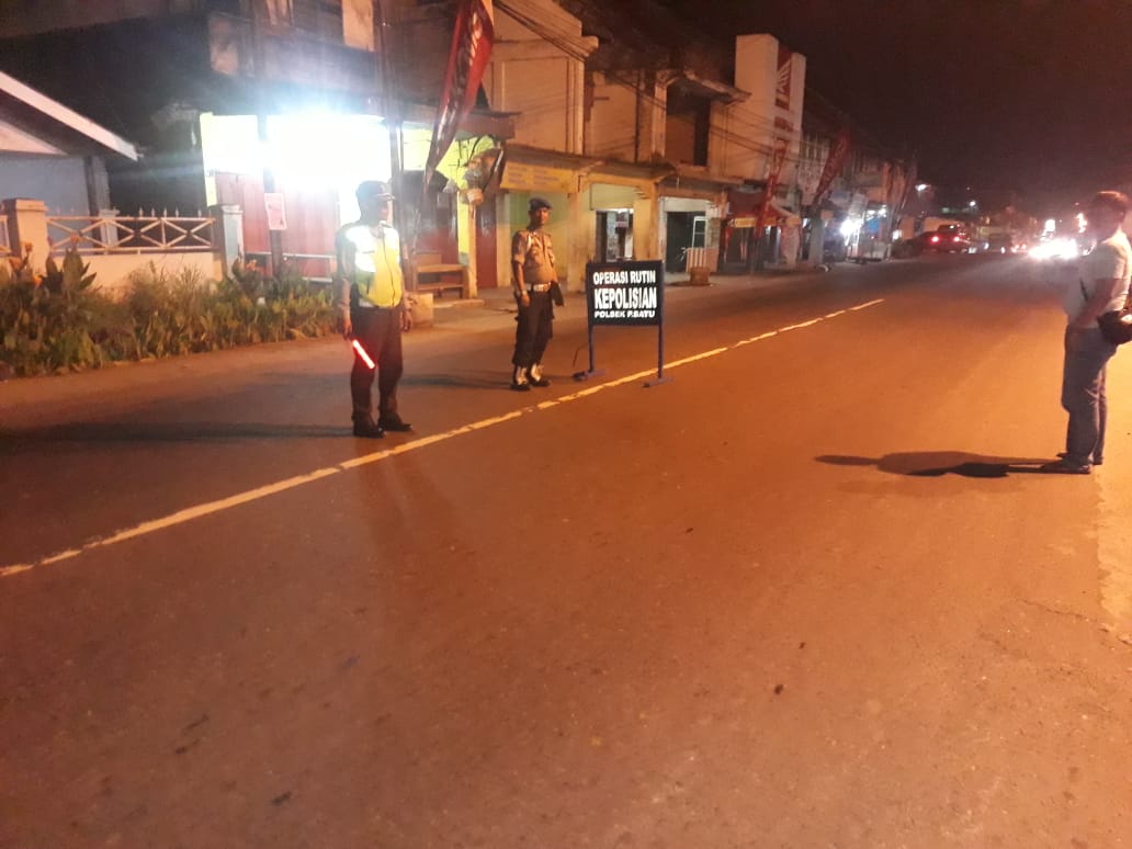 Antisipasi Begal, Polsek Pancur Batu Lakukan Cipta Kondisi Adakan Razia