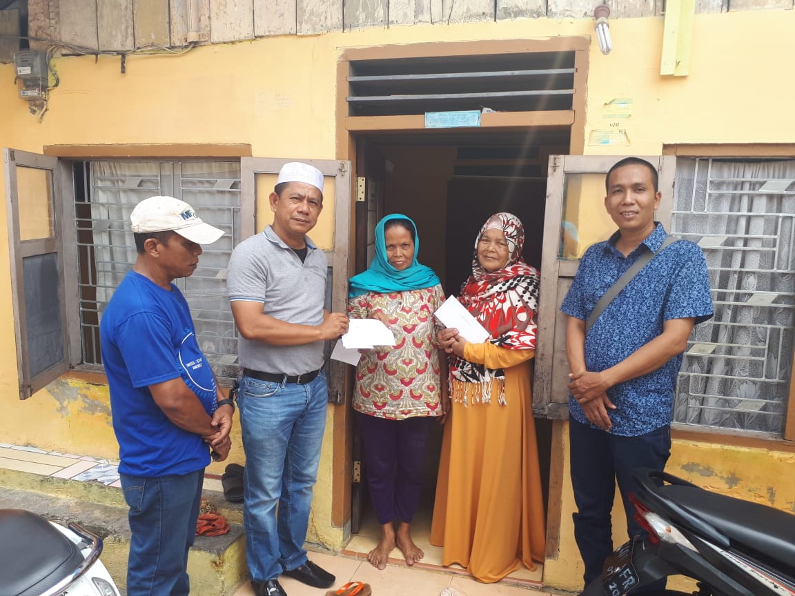 Jumat Barokah, Ketua Pewarta Santuni Fakir Miskin dan Kaum Dhuafa