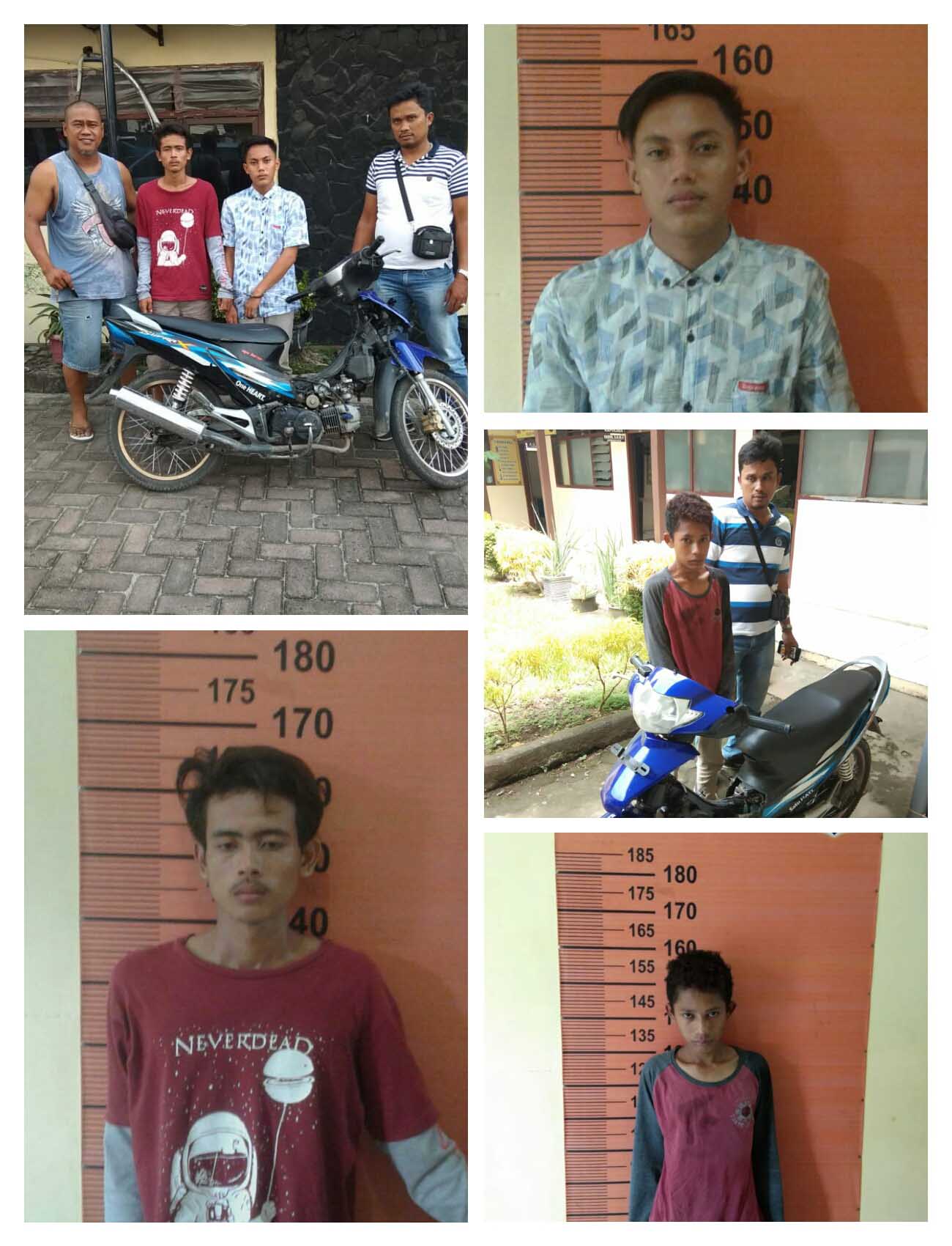 Pegasus Pancur Batu Ringkus 3 Pelaku Curanmor Yang Beraksi di Warnet Roanma Net