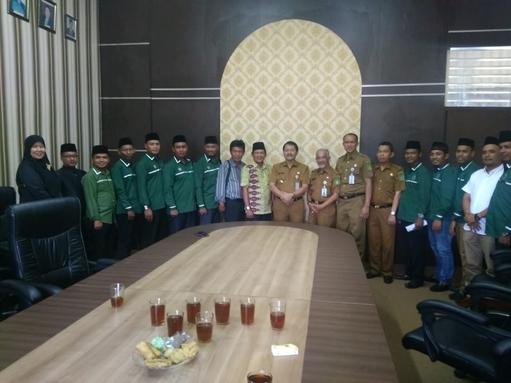 ISNU Audensi Ke Bupati Langkat Sosialisasikan Pengukuhan Agustus 2019