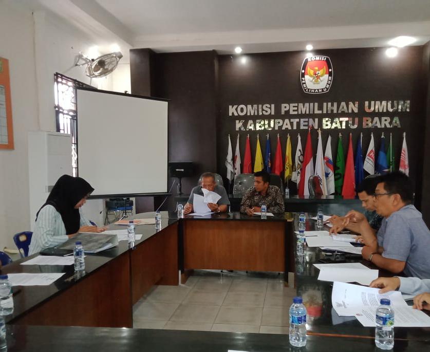 Sabtu, KPU Gelar Pleno Penetapan DPRD Batubara
