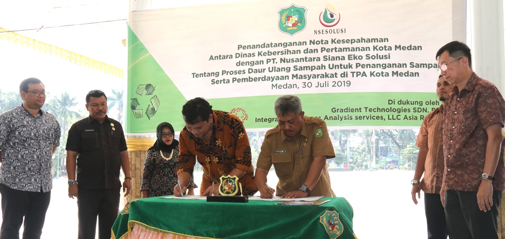 DKP & PT NSESOLUSI Teken MoU Proses Daur Ulang Sampah