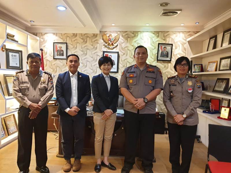 Konsul Jepang Rumiko Seino Silaturahmi Ke Polsek Medan Baru