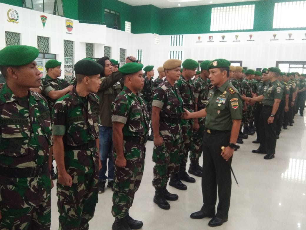 Pangdam I/BB Berangkat 90 Personil BKO Satgas Apter, Mayjen TNI MS Fadhilah : Titip Nama Baik Kodam I/BB