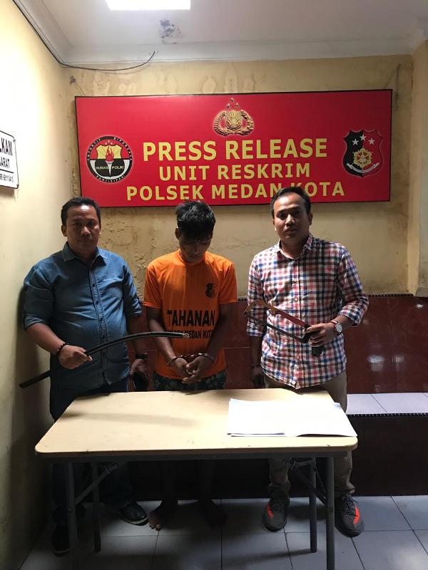 Pencuri Kabel Listrik Diamankan Polsek Medan Kota