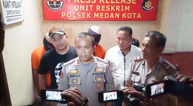 Reskrim Polsek Medan Kota Ringkus 3 Pelaku Curanmor, 1 Pelaku DPO
