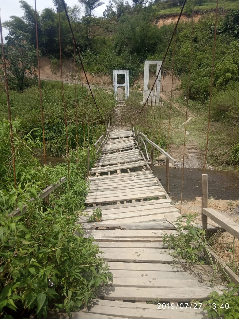 Gubernur Aceh Nyatakan Pembangunan Jembatan Gantung Uring 2018 Hanya PondasiÂ 
