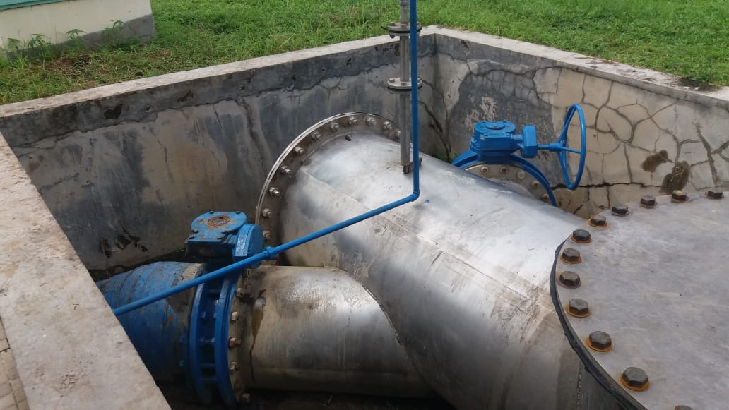 PDAM Tirtanadi Ganti Butterfly Valve Rusak, Distribusi Air Terganggu
