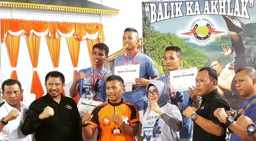 Prada Ilham Finaldin Persembahkan Emas, Kejurda Tarung Derajat Kepulauan Riau 2019