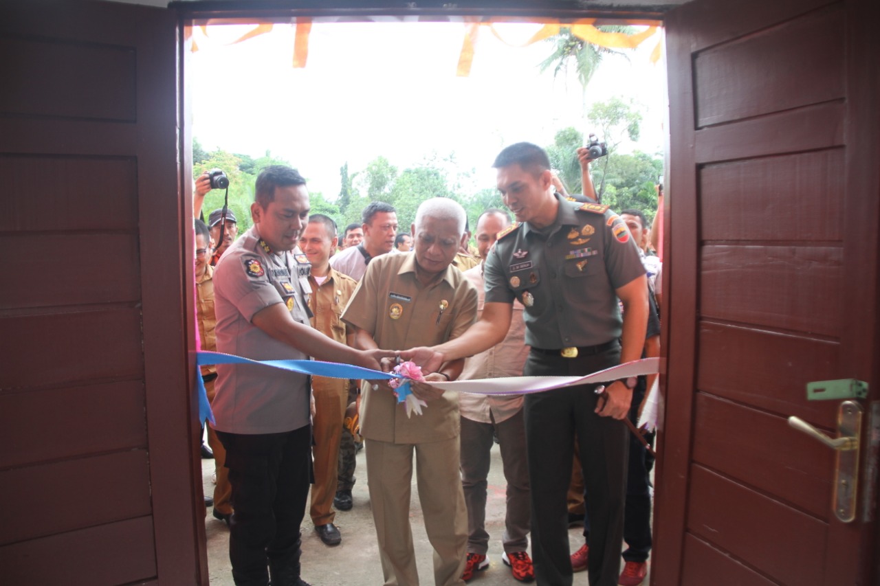 Plt Bupati Asahan Resmikan Lapangan Sepak Bola Taufan Gama