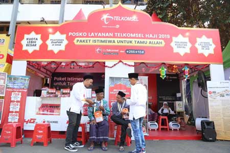 Telkomsel Pastikan Kenyamanan Berkomunikasi dari Asrama Haji Hingga diTanah Suci