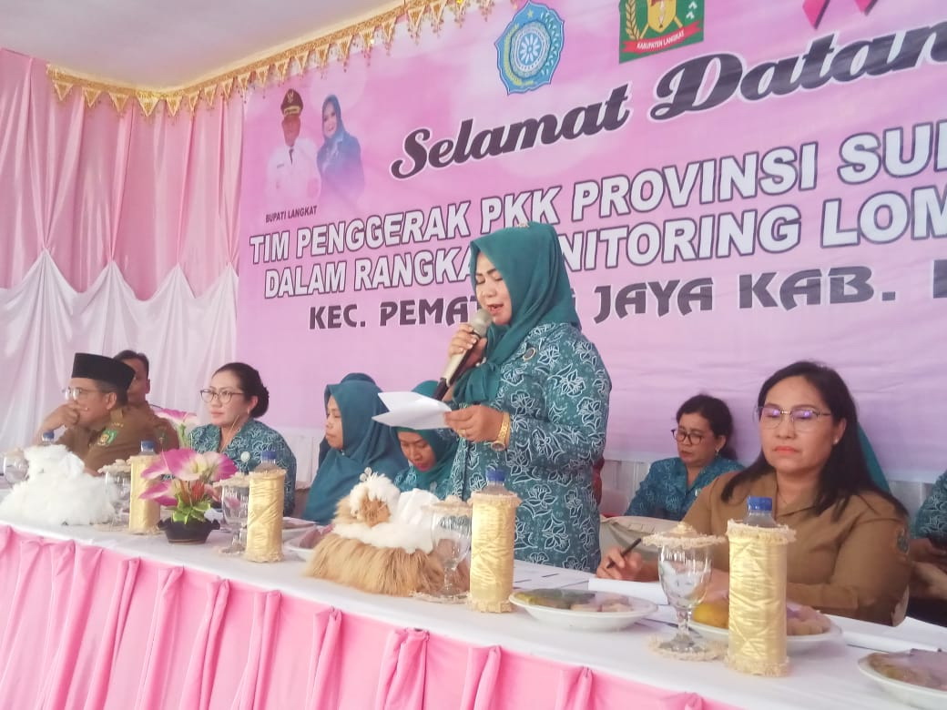 TP PKK Provsu Monitoring 8 Desa dan 1 Kecamatan di Langkat