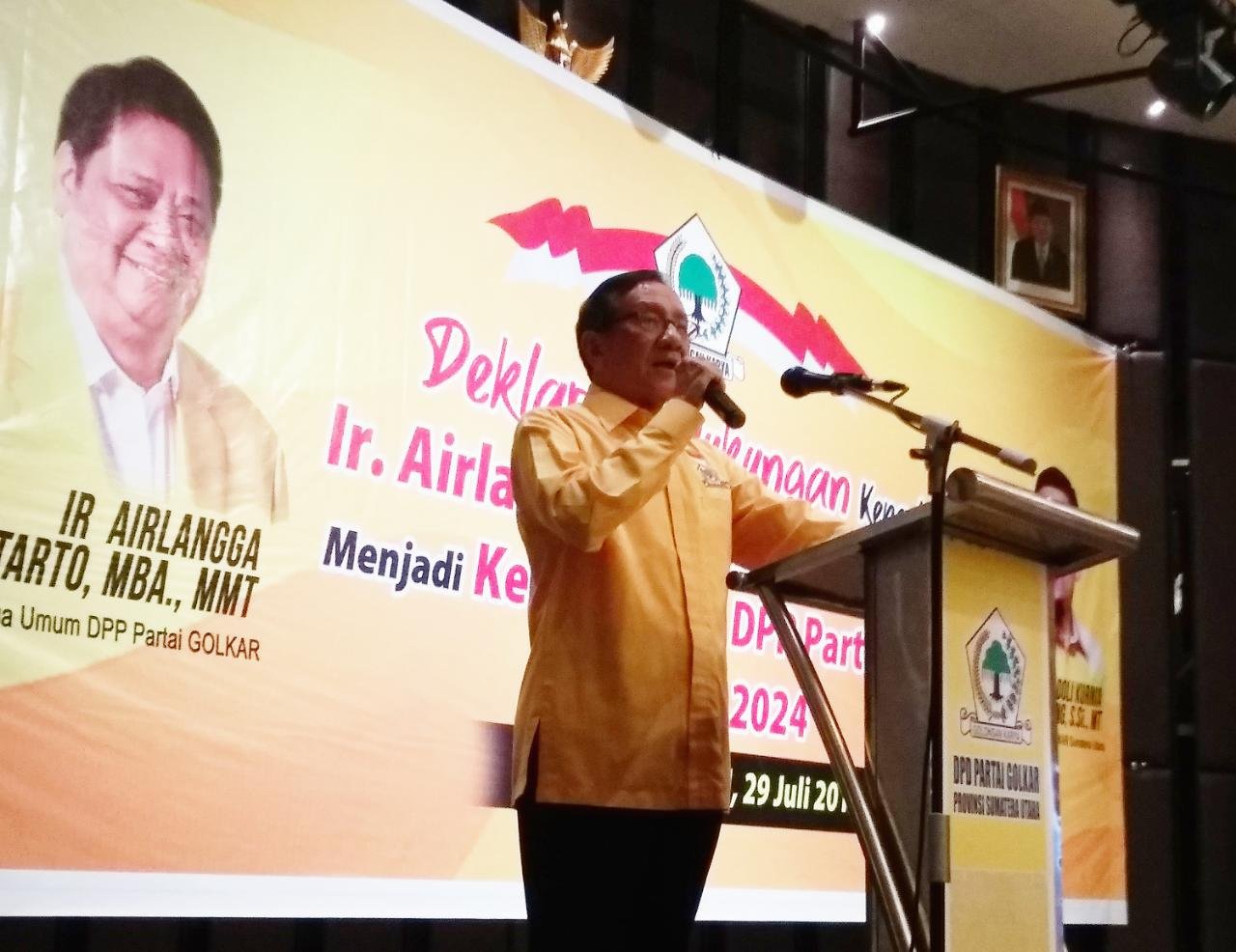 Berhasil Angkat Suara, Akbar Tanjung: Airlangga Hartarto Berhasil Pimpin Golkar