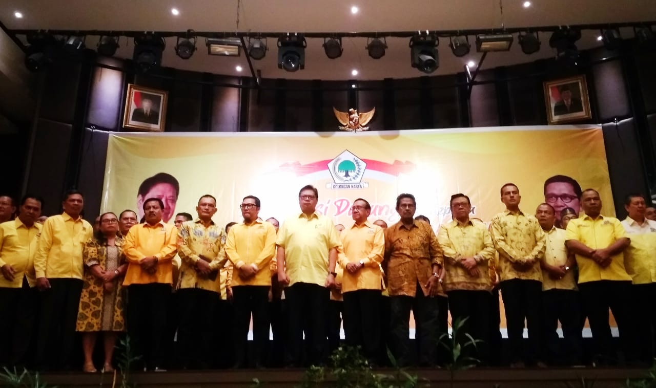 Golkar Sumut-Aceh 100% Â Dukung Penuh Airlangga HartartoÂ 