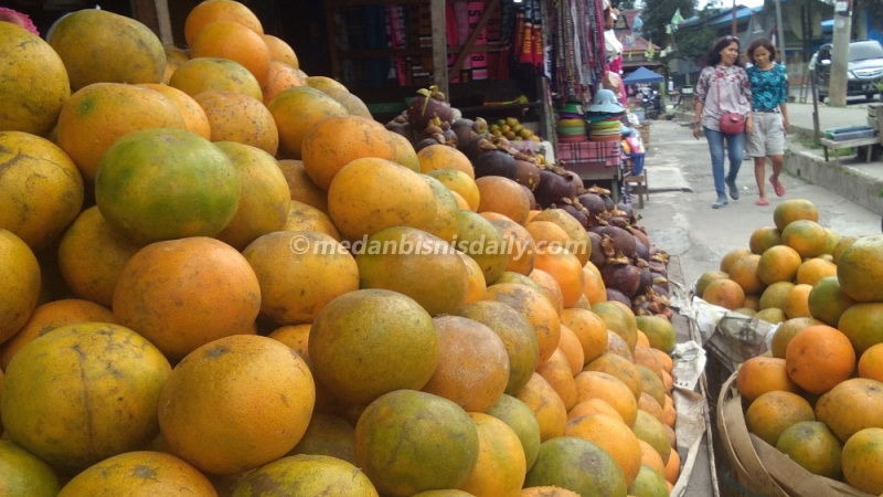 Produksi Jeruk Karo Berkurang 32.839 Ton