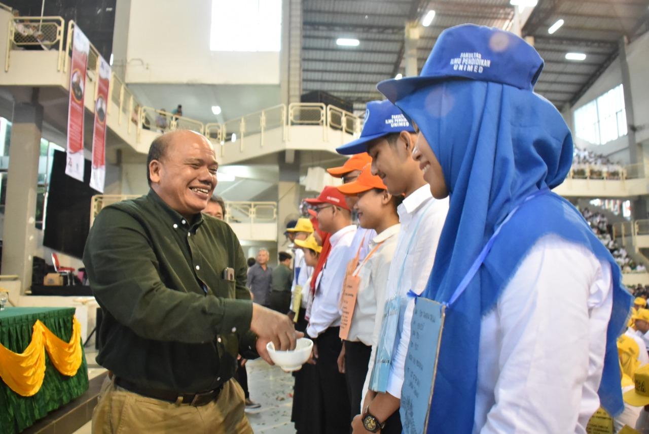5.703 Mahasiswa Baru Unimed Ikuti Pembekalan 2019