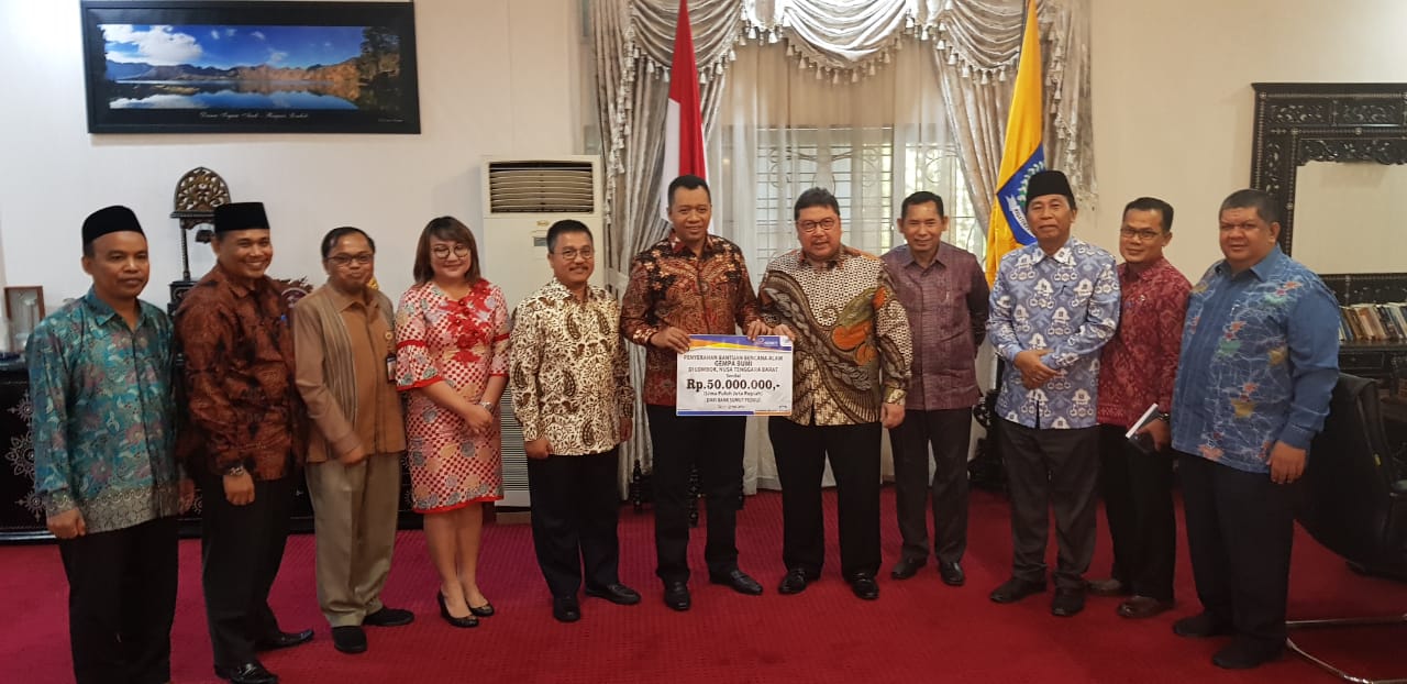 Bank Sumut melalui Sumut Peduli Bantu Lombok