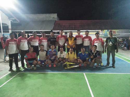 Sambut Hut RI ke-74 Desa Sidomulyo Gelar Turnamen Bulu Tangkis