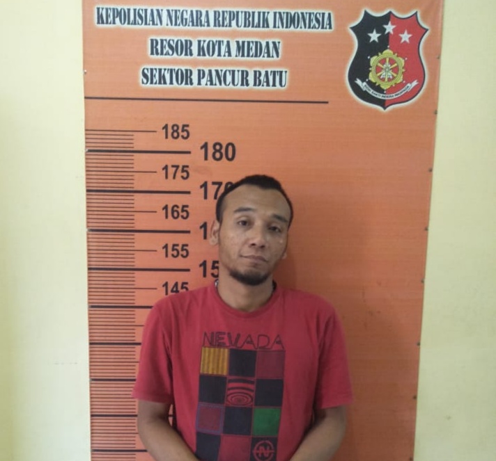 Jadikan Sekop Sampah Sarana Simpan Shabu, Jones Diciduk Pegasus Pancur Batu